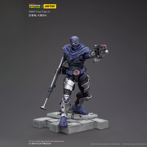 JOYTOY Ufficiale Autentico TMNT-Foot Clan, Action Figure Articolata in Scala 1/18, Modello da Collezione con Accessori - Product Image 6