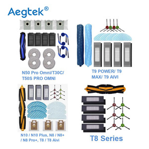 Juego de Accesorios de Mantenimiento T30C/T50S/N50 Pro Omni/N10/N8/<span class=keywords><strong>T8</strong></span> Series/T9 POWER/ T9 MAX/ T9 <span class=keywords><strong>AIVI</strong></span> para Aspiradora <span class=keywords><strong>Ecovacs</strong></span> Deebot - Product Image 1