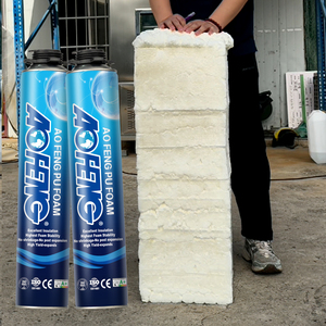 Mousse adhésive de montage pour fenêtres et portes, mousse polyuréthane en spray PU pour la construction, fabriquée en Chine par une usine professionnelle - Product Image 1