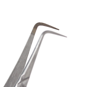 <span class=keywords><strong>Pince</strong></span> à cils professionnelle à pointe en fibre, 1 pièce, pour cils volumineux, outils de maquillage des cils, kit d'extension de cils - Product Image 6
