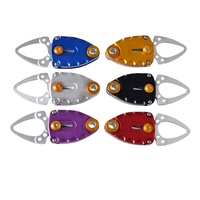 Vente en gros en stock DingXing BL-010 Mini pince à poisson en alliage d'aluminium multicolore 9,3 cm Pince à poisson pour la pêche en eau salée