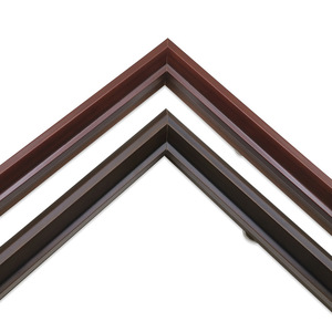 Solid Wood Frame Mouldings W10 Chinese Style <b>Rectangle</b> Durable Pine Wood For Dressing <b>Mirror</b> - Product Image 1