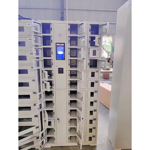 Gabinete de casillero inteligente con lector de tarjetas de Bloqueo Electrónico NFC 160 puertas Base móvil estación de carga de teléfono resistente al óxido impermeable - Product Image 3