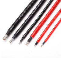 Cable Solar PNtech H1Z2Z2-K 1*4mm², Conductor de Cobre Negro y Rojo, Aislamiento XLPO, IP66, 1/1.5KV DC, 500m, Conector de Energía