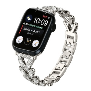 <span class=keywords><strong>Bracelet</strong></span> de montre universel en métal perlé de style bohème |   Pour toutes les séries de montres <span class=keywords><strong>Apple</strong></span> et Samsung |   Multi-tailles |   Personnalisable - Product Image 2