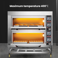 Four à pâtisserie électrique commercial - Grand volume, multiples spécifications, 4000W pour le pain et les gâteaux