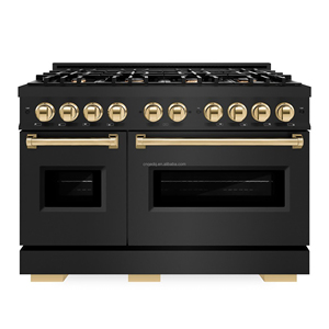 JOOHTEC 48-Inch Factory Custom Luxury Freestanding Oven 6-SABAF Burner LP <strong>Gas</strong> Electric Heavy Duty 6-Inch Natural Restaurants