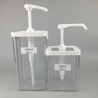 Bouteille distributrice en PET à large ouverture, grand bouchon, vide, 500 ml, logo personnalisé, pour désinfectant pour les mains, crème de soin