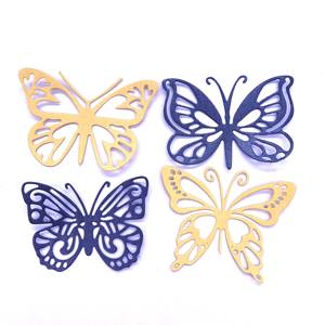 4PCS Butterflies <span class=keywords><strong>Dies</strong></span> für die Karten herstellung Metalls chneid werkzeuge für Scrap booking Stanz messer - Product Image 2