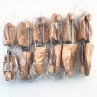 Chaussure de voyage en bois et arbre à bottes, arbres à chaussures en bois de Lotus portables et compacts, extenseur de chaussures réglable pratique Portable garde la forme