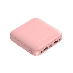Batterie externe portable 10000 mAh Type C en forme de disque, ultra-fine, avec affichage LED et couleur personnalisable, logo sur mesure, best-seller - Product Image 4