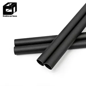 Factory Direct Carbon Fiber Tubes For Sale Custom 3K Wrapped Carbon Tube 15mm 25mm 30mm 40mm 50mm