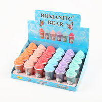 Baume à lèvres longue durée 6 couleurs, soin des lèvres d'hiver, rouge à lèvres hydratant minéral, cosmétiques coréens, rouge à lèvres mignon en forme de crème glacée