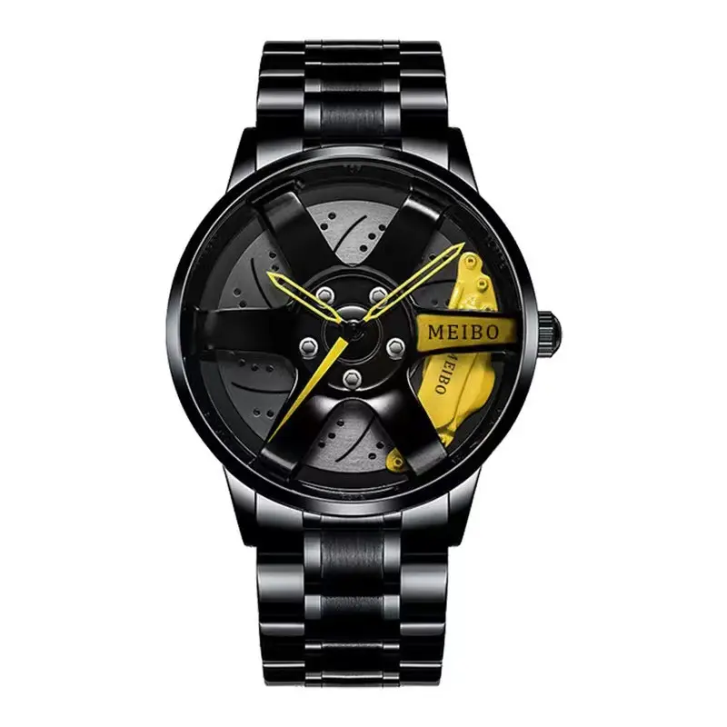 Relógio de quartzo promocional masculino Morden estilo superior qualidade superior nova chegada personalizar baixo MOQ à prova d'água faixa de aço inoxidável 21