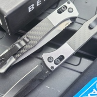 Couteau pliant BM4170AUTO FACT, manche en aluminium et fibre de carbone usiné CNC, couteau de poche EDC pour extérieur, en stock aux États-Unis, livraison rapide, ODM