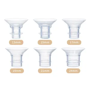 Grosir Aksesori Pompa Payudara Dapat Dipakai BPA Free Silicone Flange Insert untuk Koleksi Cup Hands Free