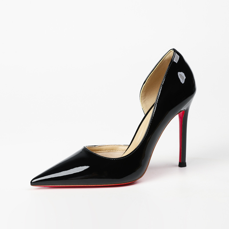 10 cm avec base intérieure noire et couleur abricot et découpe latérale