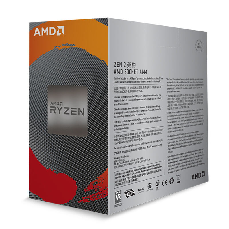 AMD Ryzen 3100 4-Core Processor with Integrated Graphics