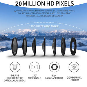 Cámara Deportiva <span class=keywords><strong>HD</strong></span> para Exteriores, Resistente al Agua IP68, Sensor COMS, 4K 60Fps, Wifi, Gran Angular de 170 Grados, Estabilizador, para Ciclismo - Product Image 3