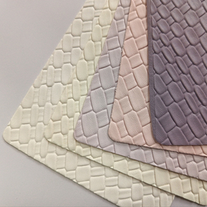 Support en <span class=keywords><strong>molleton</strong></span> de coton en cuir synthétique de tissage artificiel en PVC sans solvant imprimé pour la décoration de meubles de canapé et de bagages - Product Image 6