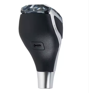 XG 2025 OEMユニバーサルトヨタJDMスレッドスタイリッシュなクリスタルベージュハンドルレバー自動デュアルカーギアノブLEDライト付き - Product Image 2