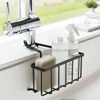 Support de rangement multifonctionnel pour évier de cuisine, gain de place, pour éponge et accessoires de nettoyage