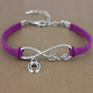 Bracelet à breloques Infinity Love Flower Girl Demoiselle d'honneur Sister Camera Photographie Angel Wing <span class=keywords><strong>Moon</strong></span> Key Skating Skate Gymnastics - Product Image 3