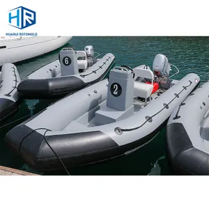 HUARIWIN produsen menyesuaikan ukuran warna rekreasi baru bahan LLDPE 20 15 25 knot RIB lepas pantai perahu olahraga perahu yacht