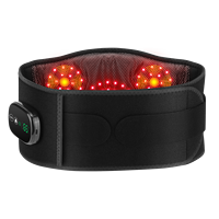 Ceinture abdominale électrique de massage à la lumière rouge pour le confort et la relaxation