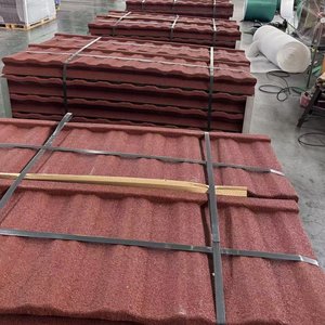 Tegola Metallica Rivestita in Pietra Impermeabile Resistente al <span class=keywords><strong>Vento</strong></span> Anti UV Garanzia 50 Anni Tegola in Acciaio Galvalume - Product Image 6