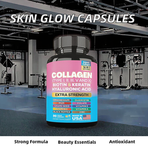 Cápsulas de Colágeno con Vitamina C y Beneficios Antioxidantes para una Piel Radiante y Crecimiento del Cabello en Mujeres Adultas - Product Image 2