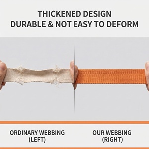 Sangles en polyester 100% écologiques de qualité supérieure, à motifs chevrons, rayures, marguerites, zèbres et <span class=keywords><strong>pois</strong></span>, 25mm, 38mm, 50mm, robustes, pour sacs américains - Product Image 2