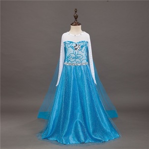 Costume di <span class=keywords><strong>Elsa</strong></span> <span class=keywords><strong>Frozen</strong></span>, Abiti da Principessa <span class=keywords><strong>Anna</strong></span> per Bambine, Set di Vestiti Estivi alla Moda per Bambini <span class=keywords><strong>e</strong></span> Neonati - Product Image 1