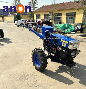 Tracteurs agricoles ANON 22hp à prix avantageux, 2 roues, long manche, démarrage électrique/manuel, équipement de tracteur agricole à pied à vendre - Product Image 3