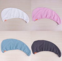 Serviette turban en microfibre à séchage rapide pour cheveux, avec logo personnalisé, en tissu gaufré, pour femme