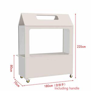 Vente directe de l'usine Logo personnalisé Chariot de jardin extérieur Activités de bazar créatif Stand de stand mobile - Product Image 1