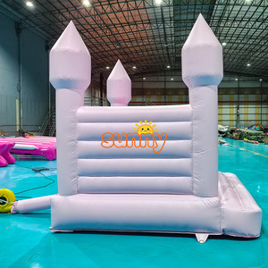 Structure gonflable commerciale combinée toboggan et château rebondissant pour enfants, idéale pour la location événementielle - Product Image 5