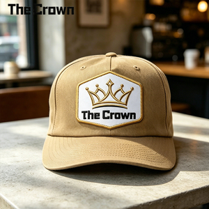 Gorra de Béisbol Estructurada de 6 Paneles con Logotipo Personalizado, Venta al Por Mayor, Parche Tejido, Gorra de 5 Paneles, Color Caqui, Fabricante de Gorras - Product Image 4