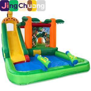 Castillo Inflable con Tobogán para Niños, <span class=keywords><strong>de</strong></span> PVC, Marca JingChuang, para Exteriores, Grande, para Comercio Electrónico - Product Image 5
