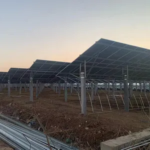 Soportes solares de tierra Bastidores de montaje fotovoltaico Marco de soporte de panel solar Panel solar Pv Estructura de soportes de montaje de tierra
