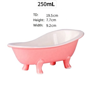 Verres à cocktail en céramique 3D MINI en forme de baignoire, gobelets à smoothies, charmes de bar Tiki, récipients à sorbet, mug, verres à milkshake, verres à boissons froides - Product Image 3