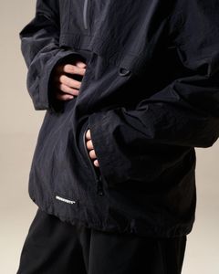 Chaqueta SUPERTRAMP con media cremallera, extragrande, 100% nailon, con ventilación frontal y cremalleras impermeables - Product Image 6
