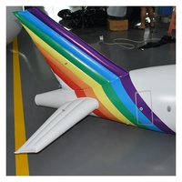 Avion de chasse gonflable à Jet d'air, personnalisé, pour affichage