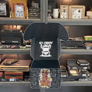 Scatole per spedizioni in cartone ondulato premium FUSSEN, personalizzate, <span class=keywords><strong>verde</strong></span> neon, con graffiti cowboy, fai da te, stile europeo, moda street, per laurea - Product Image 2