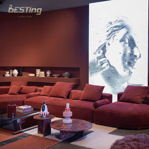 Juego <span class=keywords><strong>de</strong></span> sofás italianos, muebles reclinables, juego <span class=keywords><strong>de</strong></span> sofás Juliette en forma <span class=keywords><strong>de</strong></span> L - Product Image 5