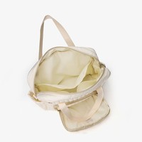 Nouveau sac à main de maternité portable à bandoulière unique, style tendance, broderie visage d'ours, grande capacité, polyester et coton