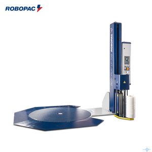 เครื่องพันฟิล์มโรตารี่ Robopac Rotoplat Lp 708 สำหรับบรรจุภัณฑ์ฟิล์มยืดในคลังสินค้า ให้ผลผลิตสูง - Product Image 1