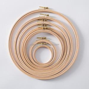Circle Frame Wooden Crafts <strong>Wedding</strong> Party Gift DIY Scrapbooking Home Decoration, Beechwood <strong>Embroidery</strong> <strong>Hoops</strong> - Product Image 2