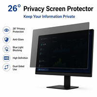 Prix de gros 180 ° Protection d'écran anti-espion à double sens, film de protection facile à installer, filtre anti-lumière bleue pour Dell Acer