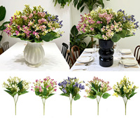 9 Têtes de Fleurs Artificielles de Gypsophile Réalistes pour Mariage, Décoration de Vase Intérieur